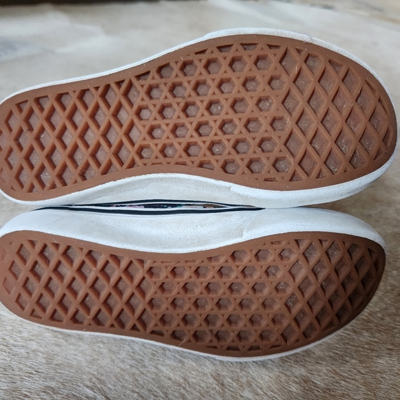 Vans Zipper High Top Sneakers Flowers - Picture 5 of 5